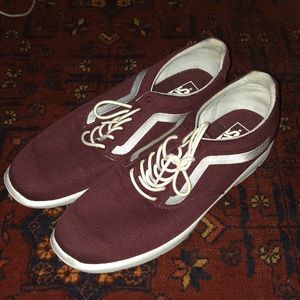 Red Vans size 11